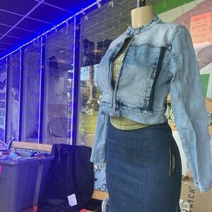 Stylish Light Blue Denim Jacket